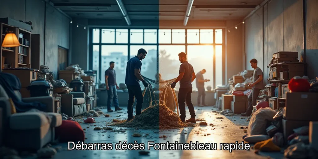Débarras après décès Fontainebleau