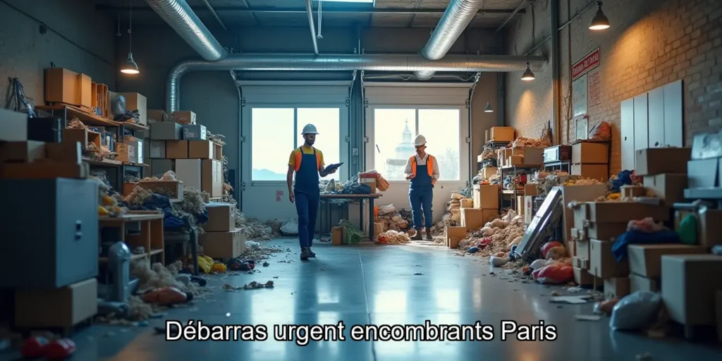 Débarras urgent Paris : Gestion des encombrants et déchets