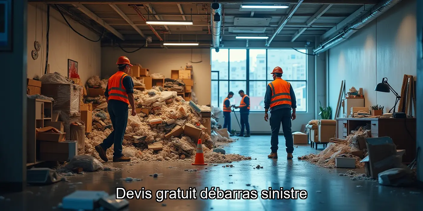 1.3 Évaluation des dégâts et devis gratuit pour votre débarras après sinistre