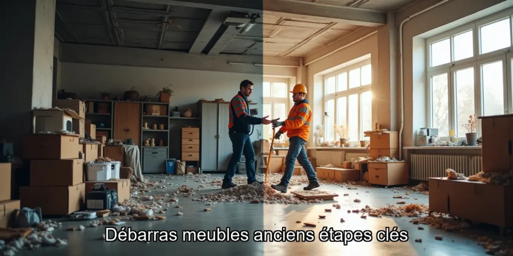 Les différentes étapes du débarras de meubles anciens
